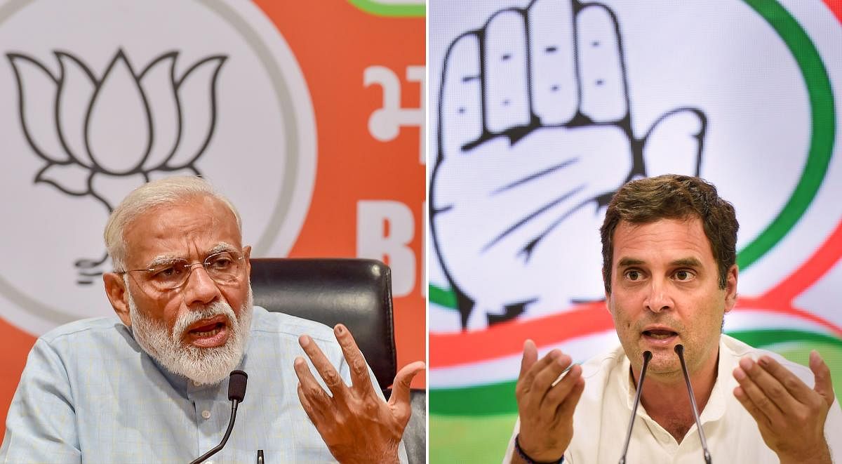 "China killed our soldiers. China took our land. Then, why is China praising Mr Modi during this conflict," Congress leader Rahul Gandhi asked on Twitter. Credit: PTI File Photos