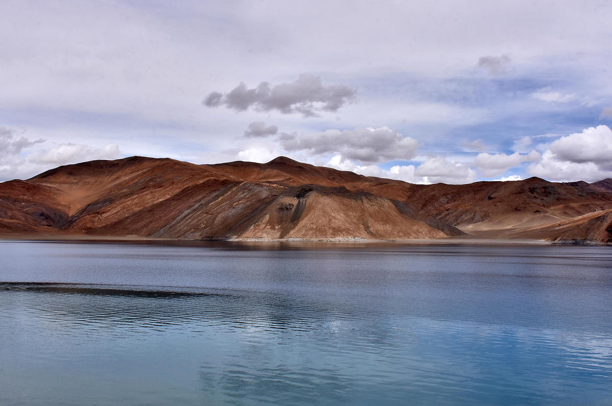 A view of Pangong Tso lake in Ladakh region. Reuters/File