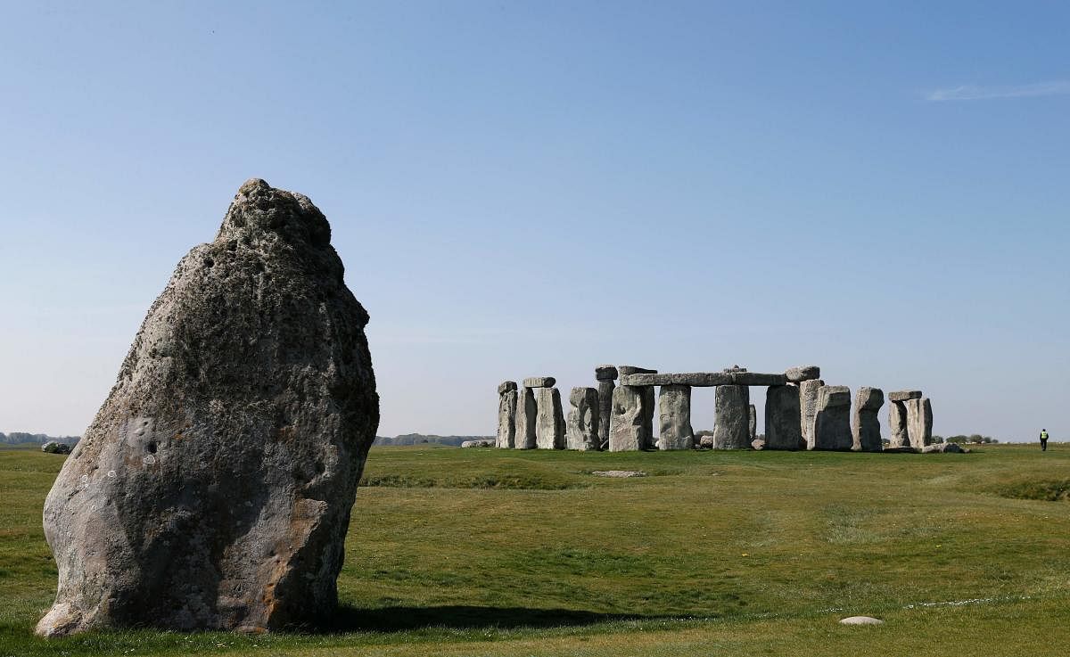Prehistoric monument at Stonehenge in southern England (AFP Photo)