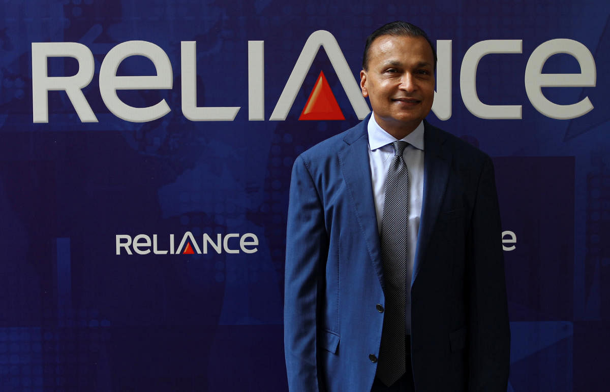 Reliance Infrastructure Chairman Anil Ambani. Credit: Reuters