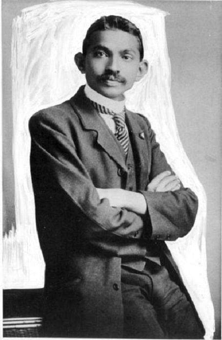 Photo of the young M K Gandhi, probably from the early 1900s. Credit: DH Archive