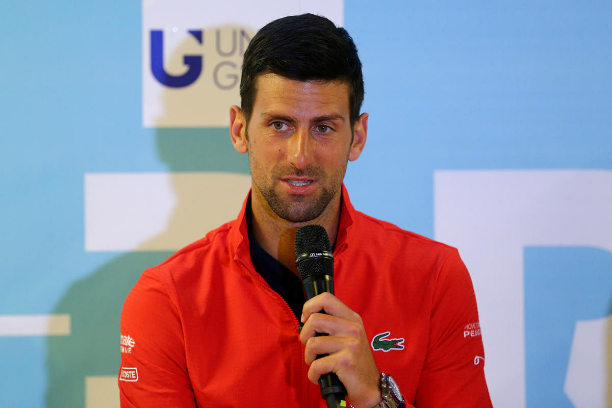Novak Djokovic. Reuters/file