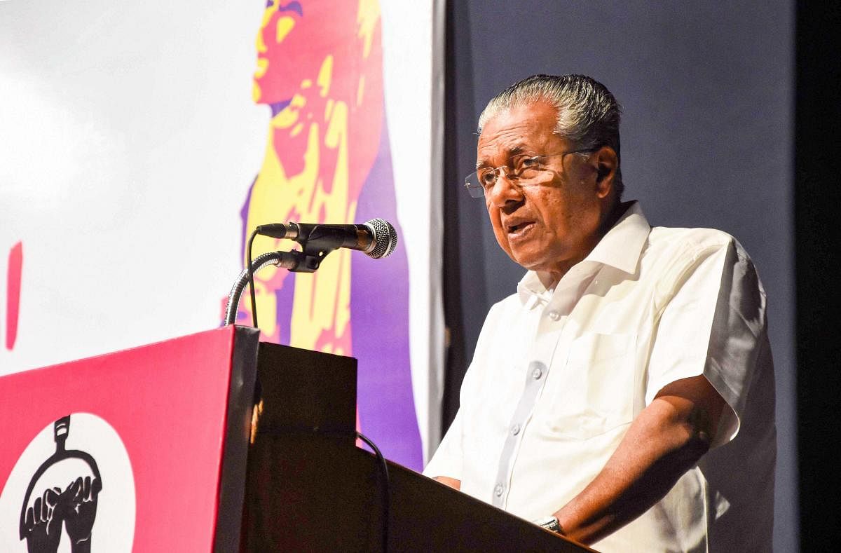 Kerala Chief Minister Pinarayi Vijayan said that 69 percent on Covid-19 cases reported in Kerala so far were NRIs. PTI/file