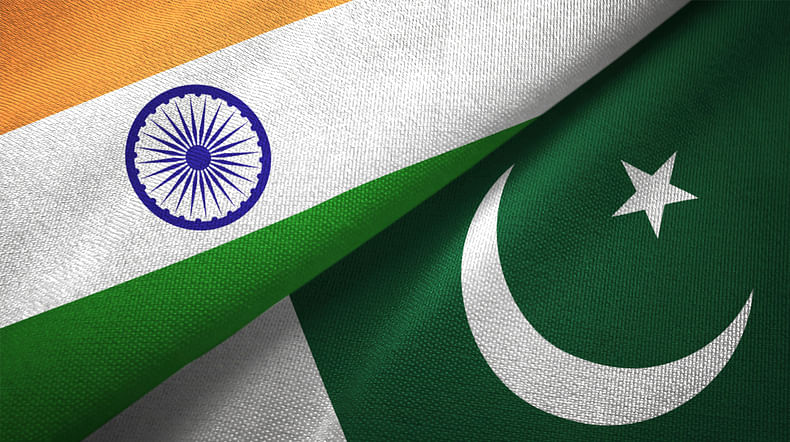 India and Pakistan flag (Image for representation/iStock Photo)