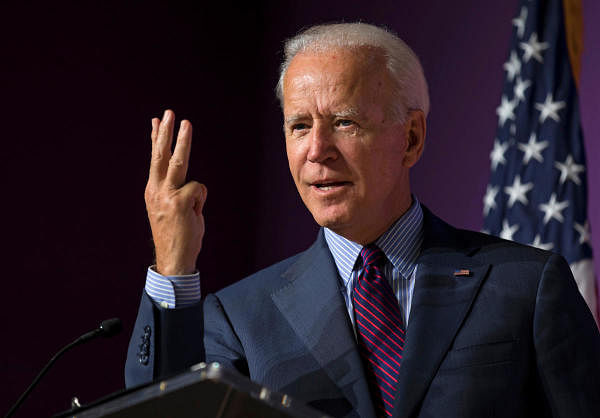 Democratic presidential nominee and former vice president Joe Biden