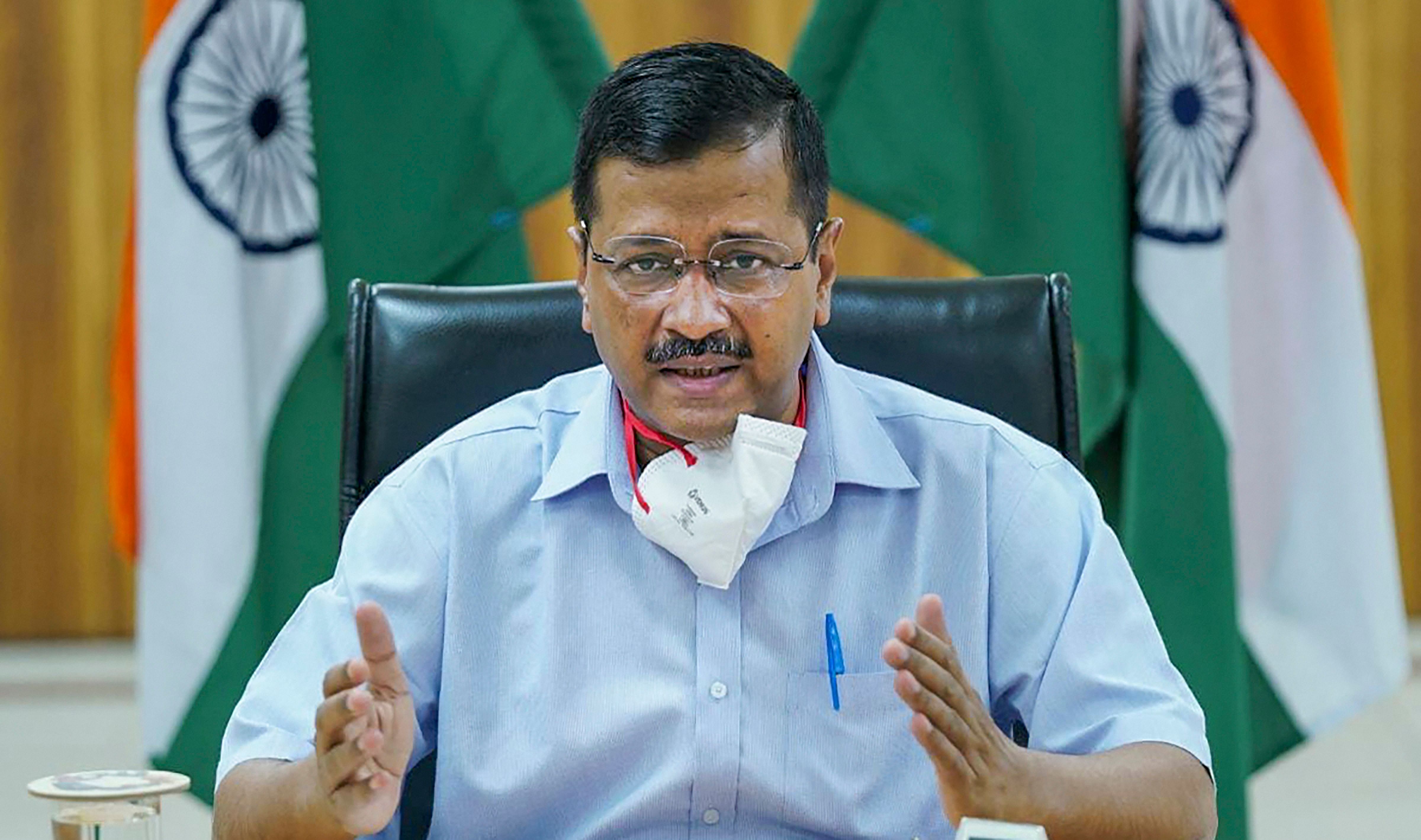 Addressing an online media briefing earlier in the day, Kejriwal said Delhi had reported around 74,000 cases till Thursday. Of them, 45,000 patients have recovered. Credit: PTI Photo