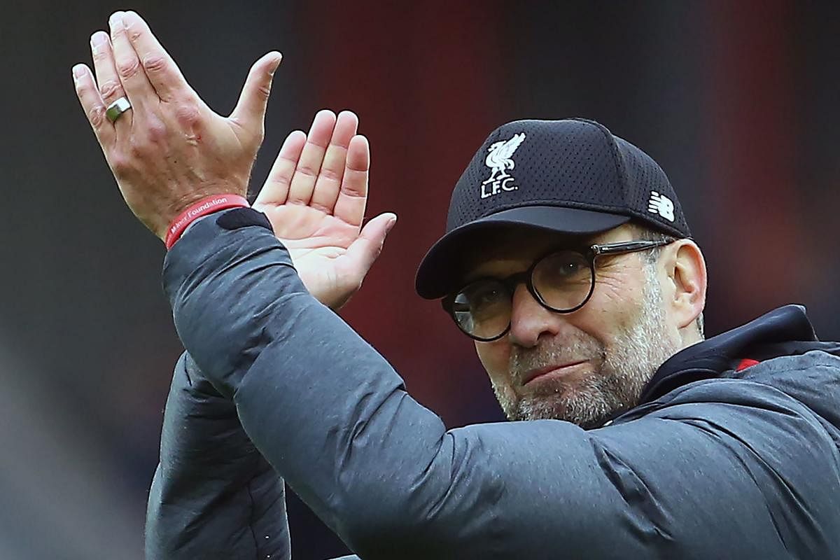  Liverpool manager Juergen Klopp. Credit/AFP File Photo
