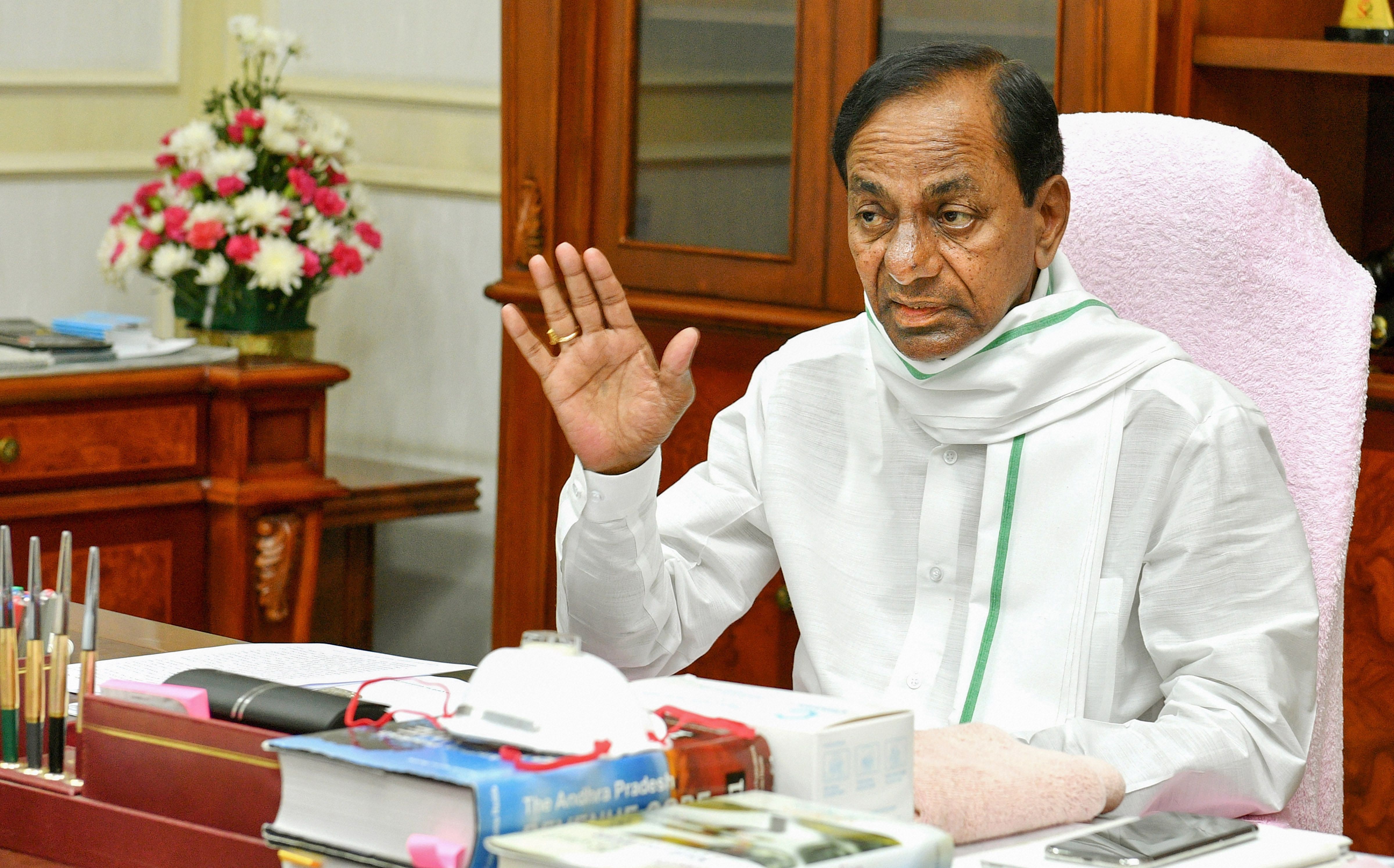 Telangana CM K Chandrashekhar Rao. Credits: PTI Photo