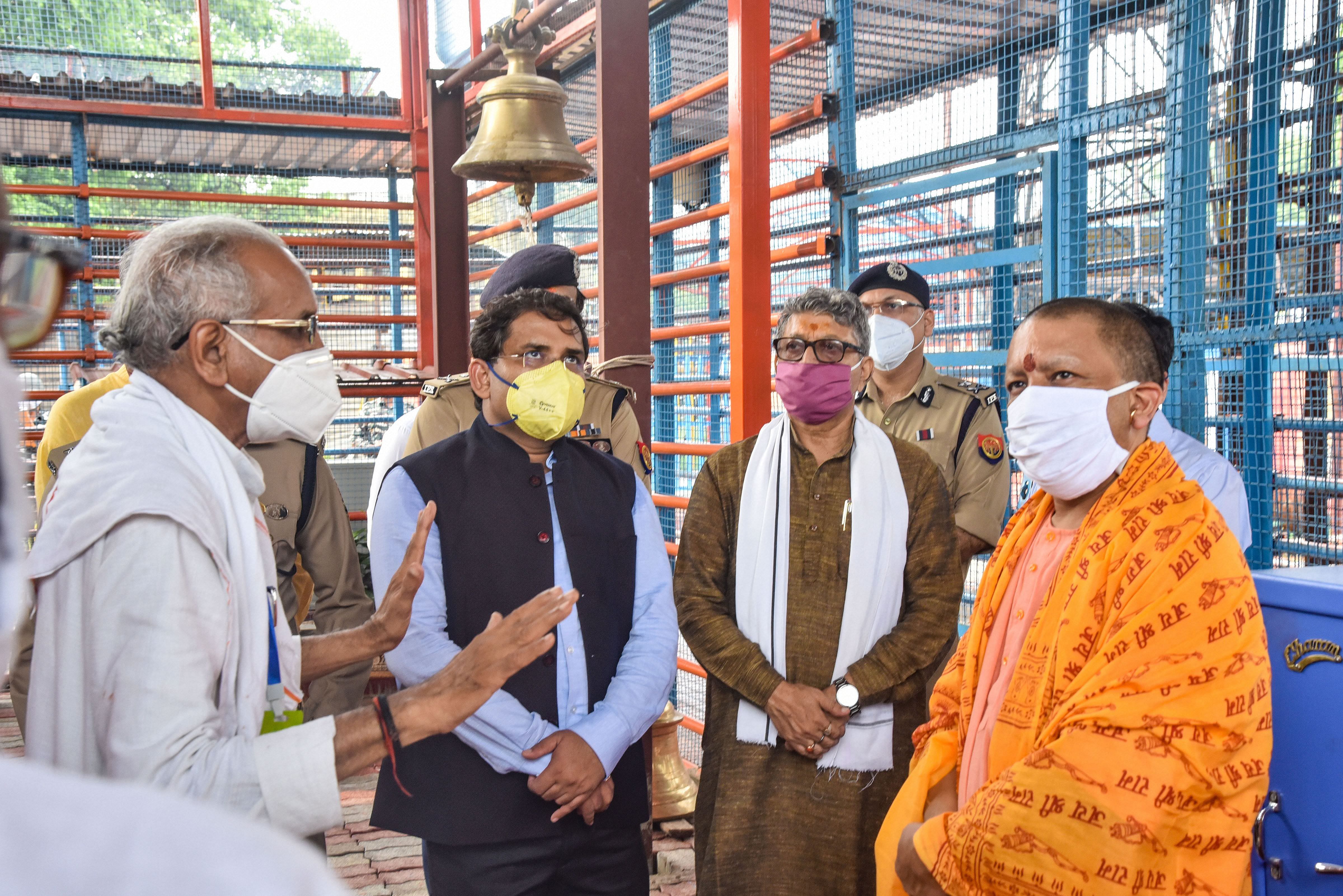 “The also told us that we have won half the battle against coronavirus and remaining half too would be won soon,” he quoted Adityanath as saying. Credit: PTI Photo