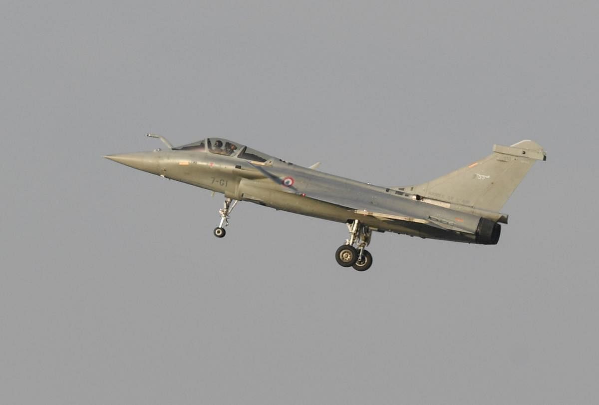 A French-made Rafale jet fighter. Credit: AFP