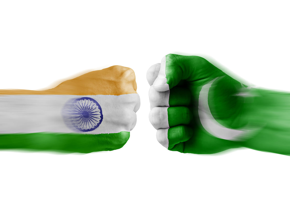 India and Pakistan flag. Credits: File Photo