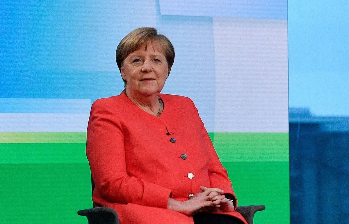 German Chancellor Angela Merkel. (AFP Photo)