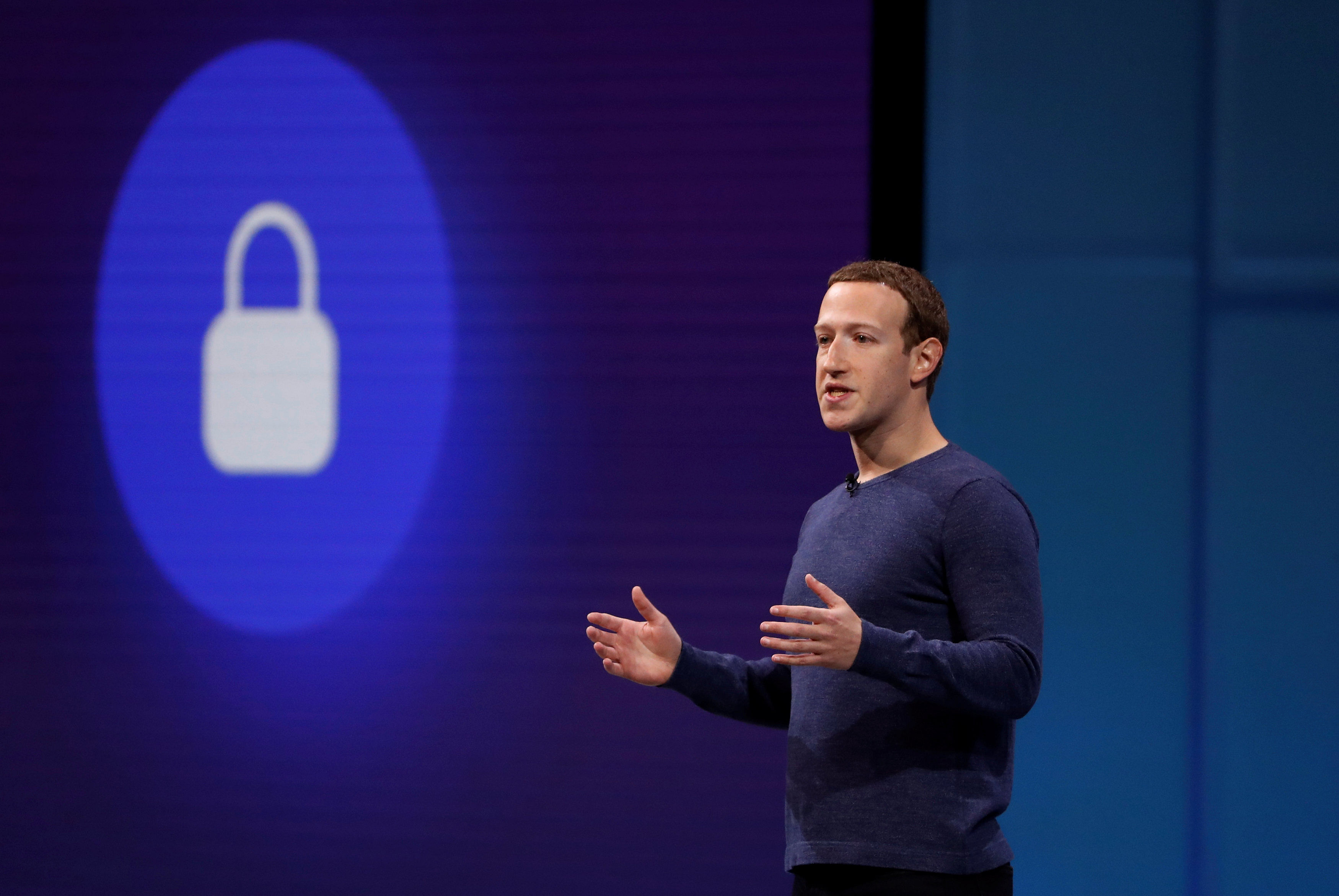 The Facebook CEO repeated that he would not change policy based on "a threat" to revenue but based on "the right things" for the Facebook community. Credit: Reuters Photo