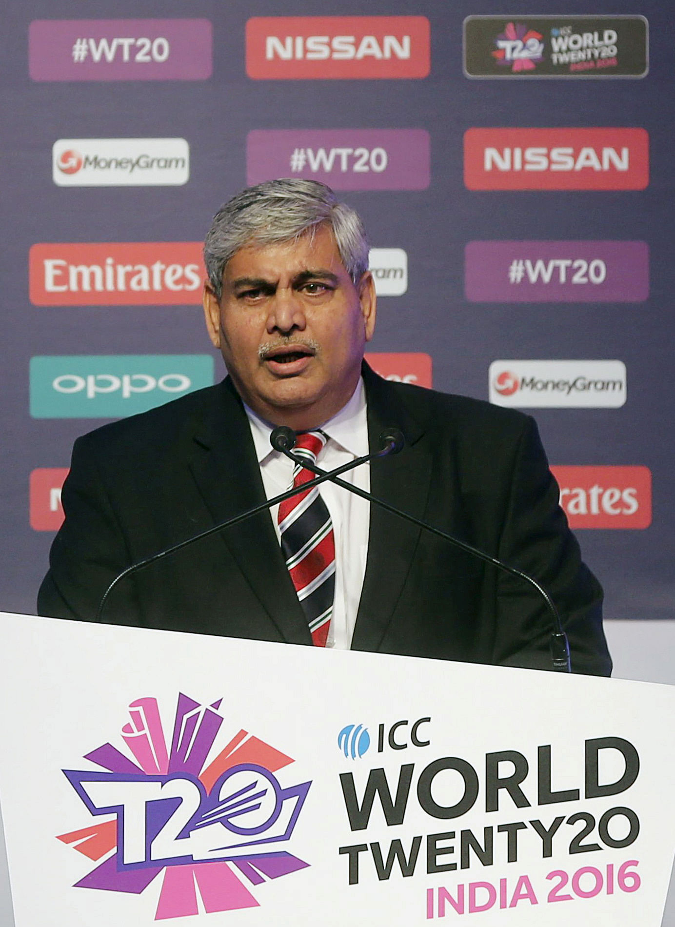 Outgoing ICC chairman Shashank Manohar. Credit: Reuters