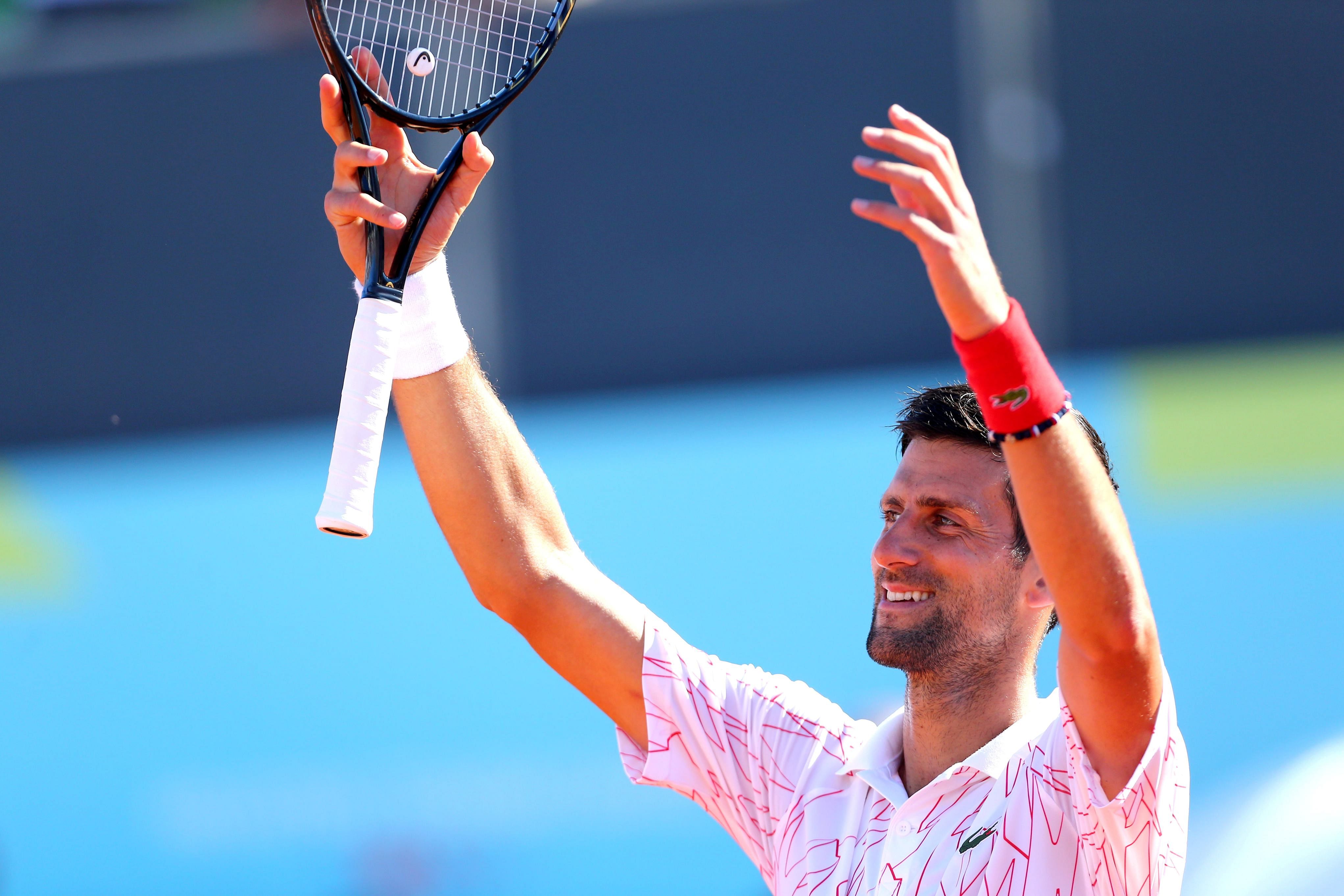 The 33-year-old Djokovic donated the money to Novi Pazar, in Serbia's southwest, to help it fight a growing outbreak of the disease. Credit: Reuters