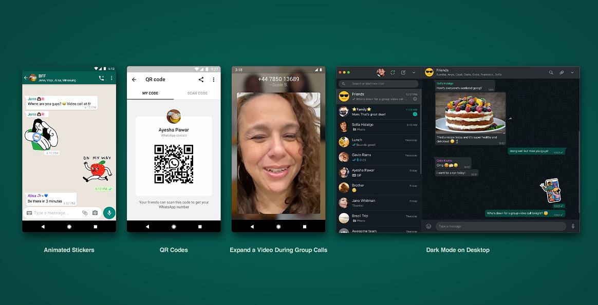 WhatsApp messenger app gets new features. Credit: WhatsApp