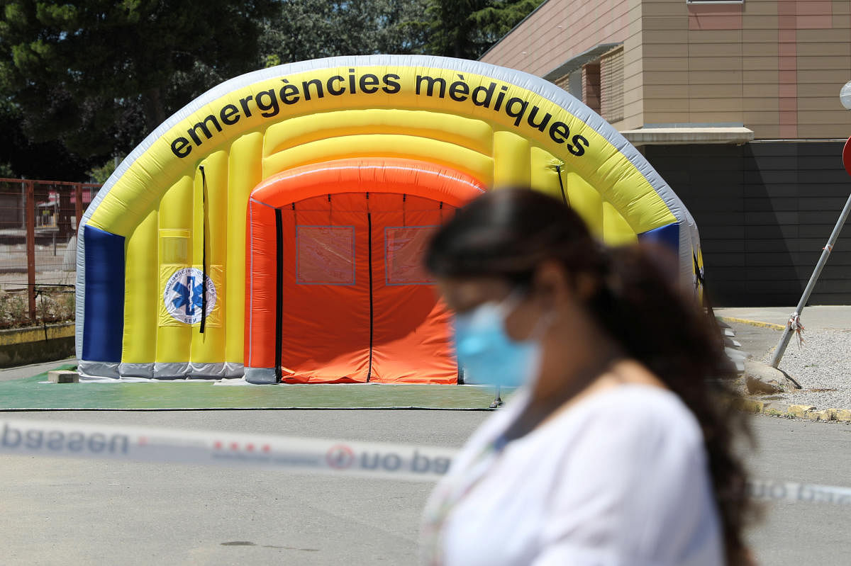 Regional health ministry data showed there were 3,706 cases in the Lleida region on Friday, up from 3,551 the previous day. Credit: Reuters Photo