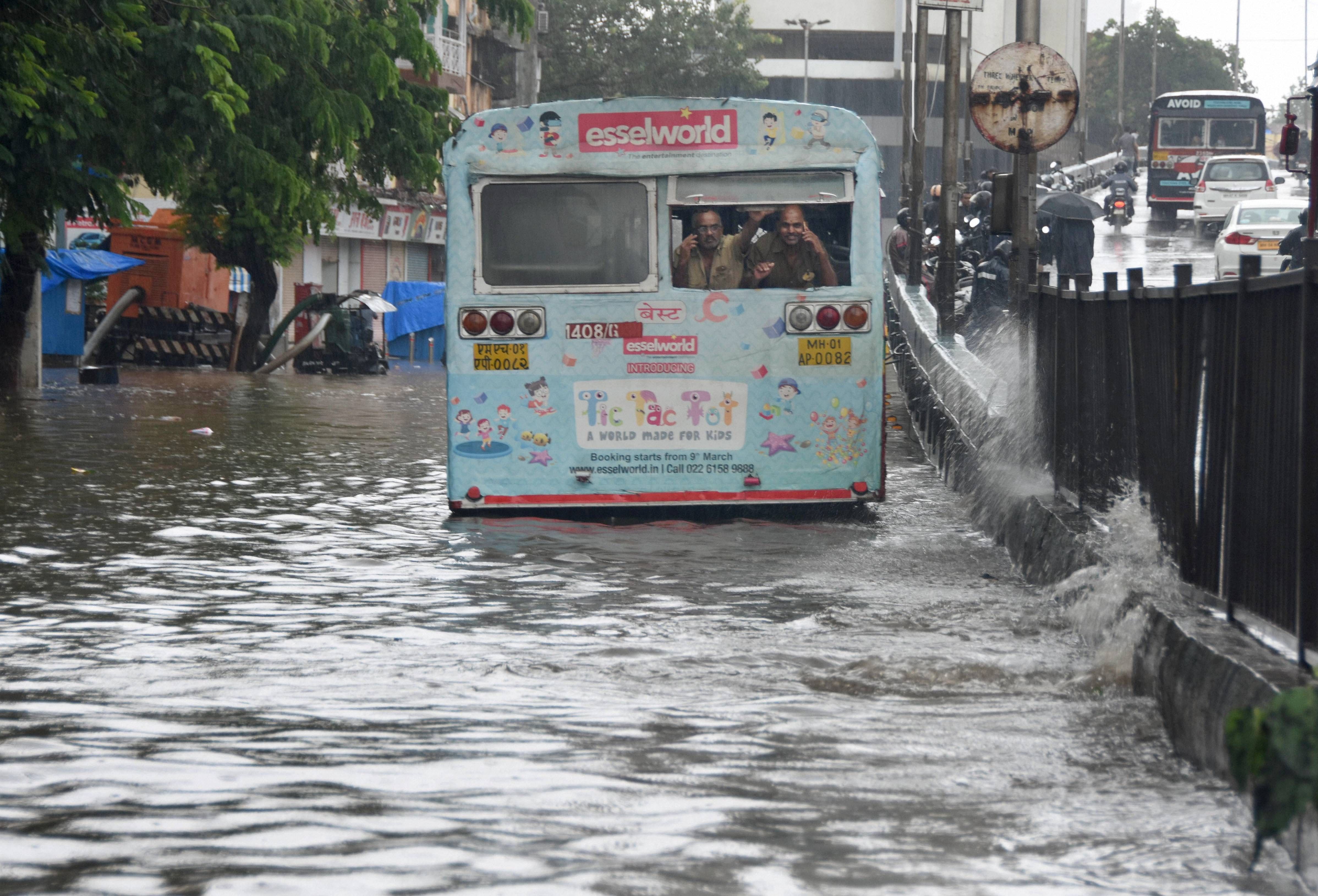 During this period, the Santacruz weather station in the city recorded 102.7 mm rainfall. Credit: PTI Photo