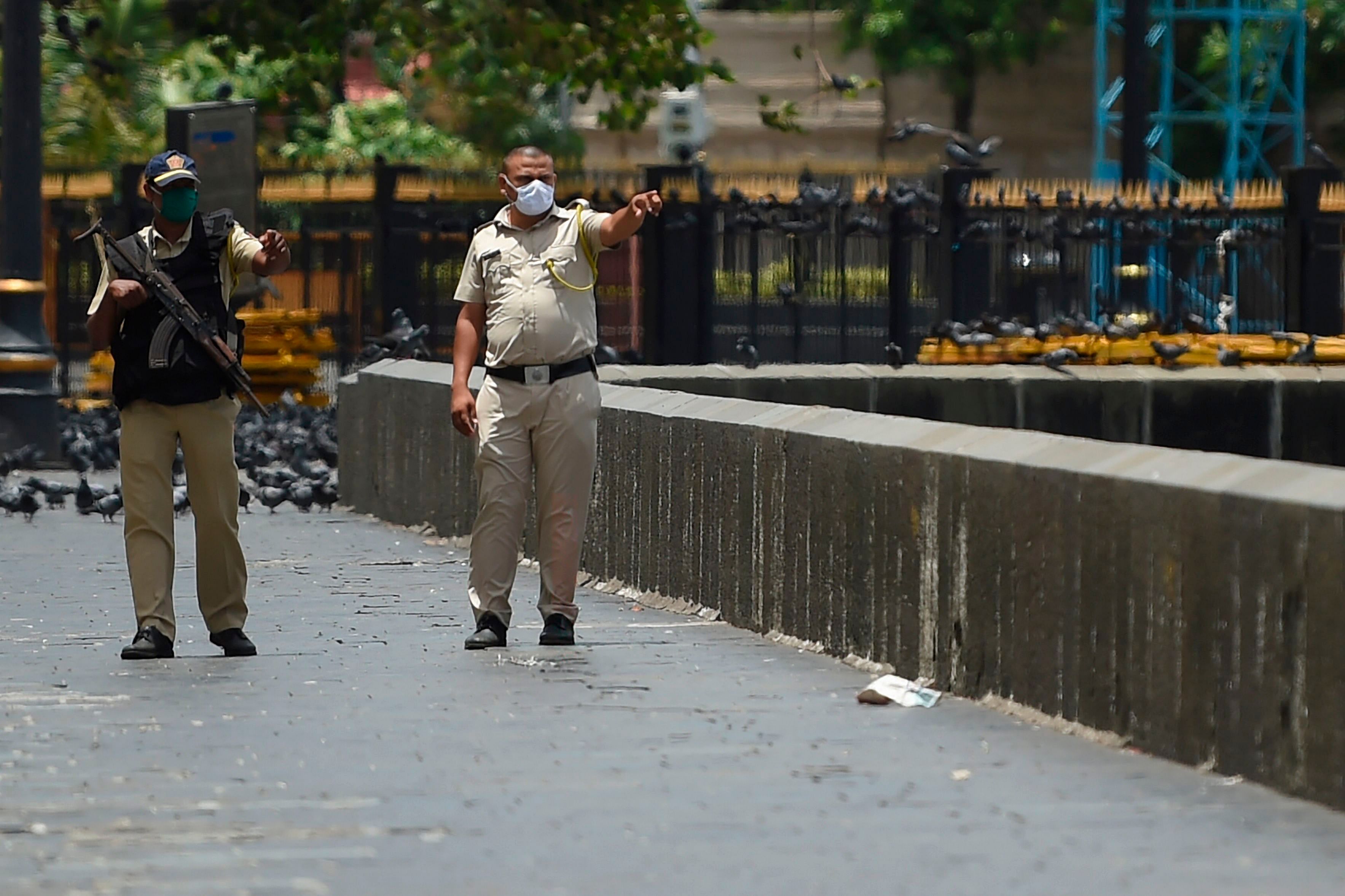 Maharashtra Police. Credit: AFP Photo