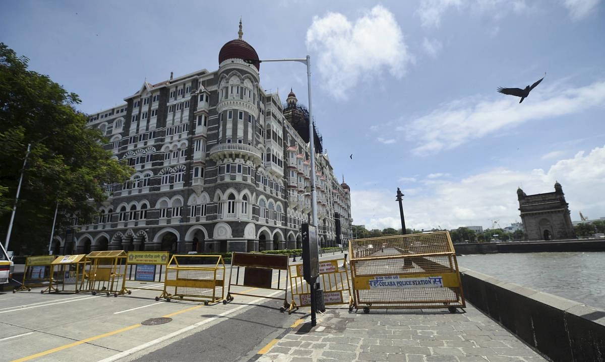 The Taj hotel was one of the establishments targetted by Pakistani terrorists during the 26/11 terror attack on Mumbai. Credit: PTI