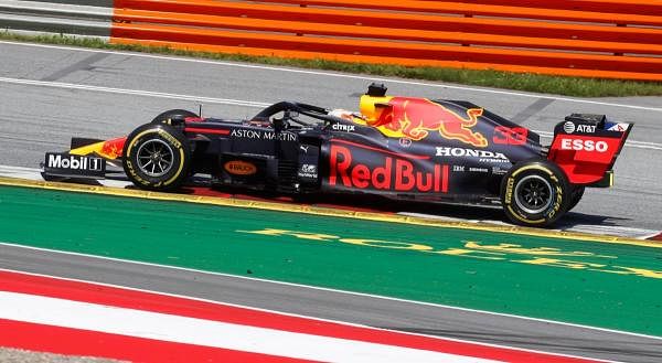 Red Bull's Dutch driver Max Verstappen steers his car during the Austrian Formula One Grand Prix race on July 5, 2020 in Spielberg, Austria. Credit: AFP Photo
