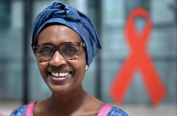 UNAIDS Executive Director Winnie Byanyima answers to AFP on July 3, 2020 in Geneva during an interview ahead of the publication by the organisation of its annual report of AIDS and HIV in the world amid the Covid-19 outbreak, caused by the novel coronavirus. Credit: AFP Photo