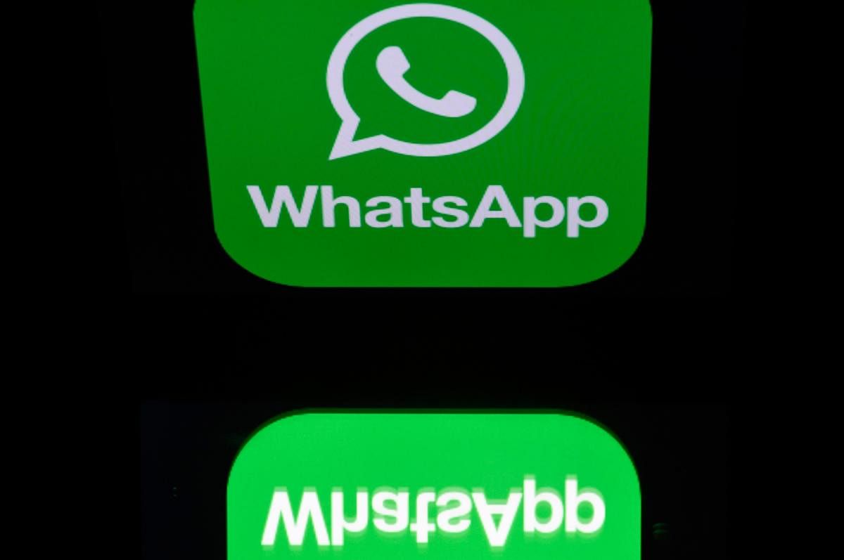 Facebook and its messaging service WhatsApp (AFP Photo)