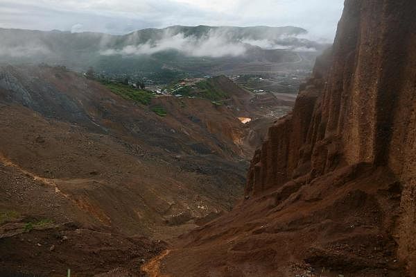 A general view of jade mines is seen near Hpakant in Kachin state on July 4, 2020. Credit: AFP Photo