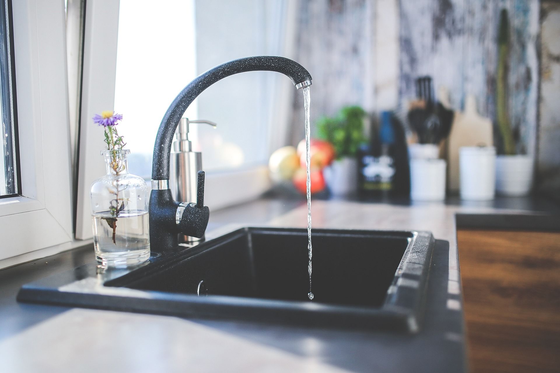 This Tippy Tap is operated with a peddle and helps avoid hand contact while using water. Credit: Pixabay Photo