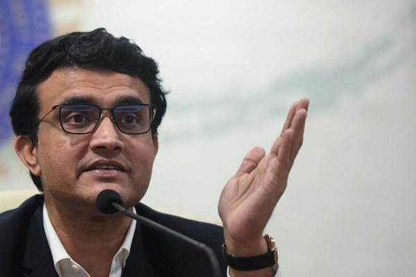 former cricketer Sourav Ganguly, newly-elected president of the Board of Control for Cricket in India (BCCI), speaks during a press conference at the BCCI headquarters in Mumbai. Credit: AFP Photo