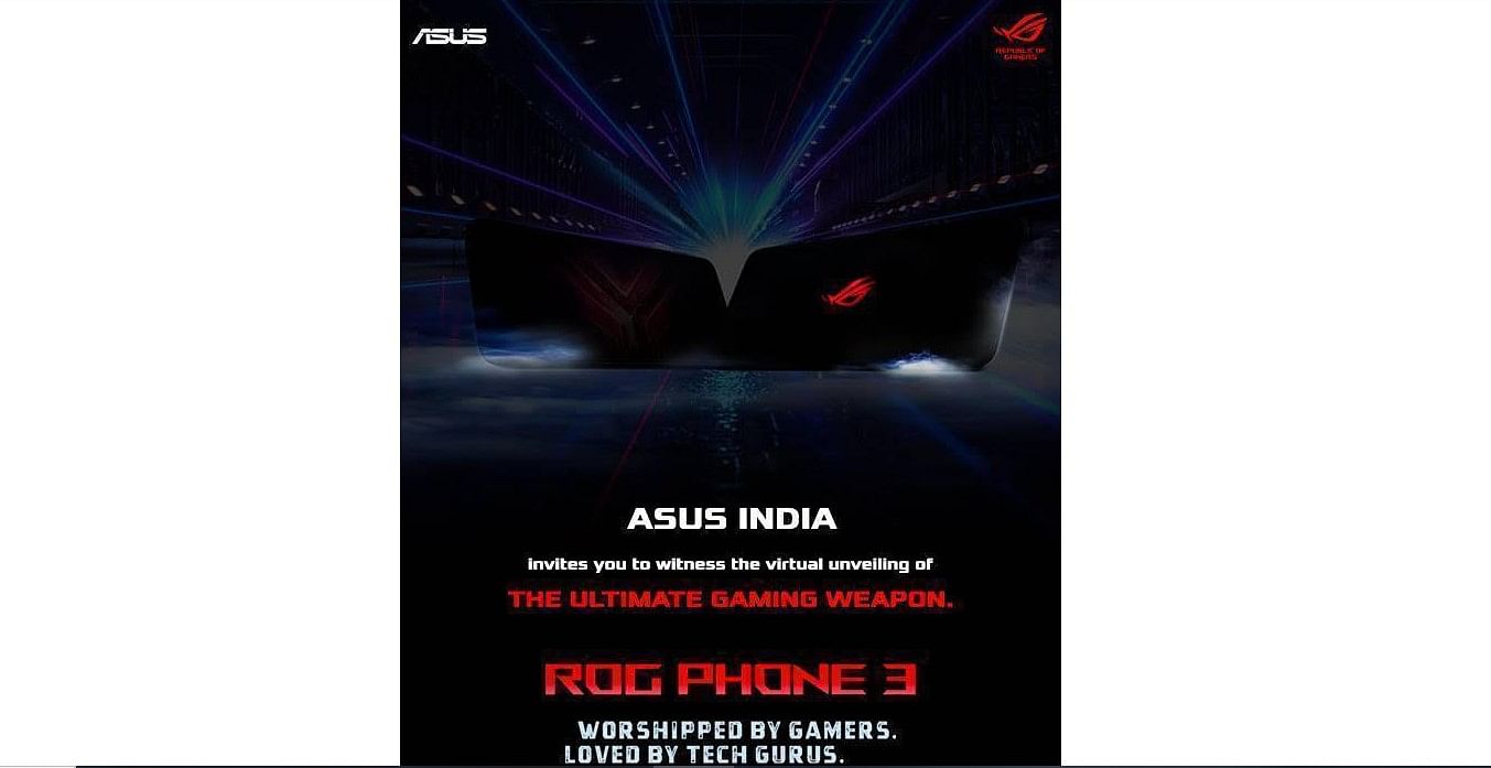 Asus teases ROG Phone 3 launch. Credit: Asus India