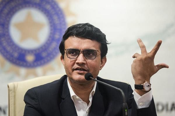 Former cricketer Sourav Ganguly, newly-elected president of the Board of Control for Cricket in India (BCCI), speaks during a press conference at the BCCI headquarters in Mumbai. Credit: AFP Photo