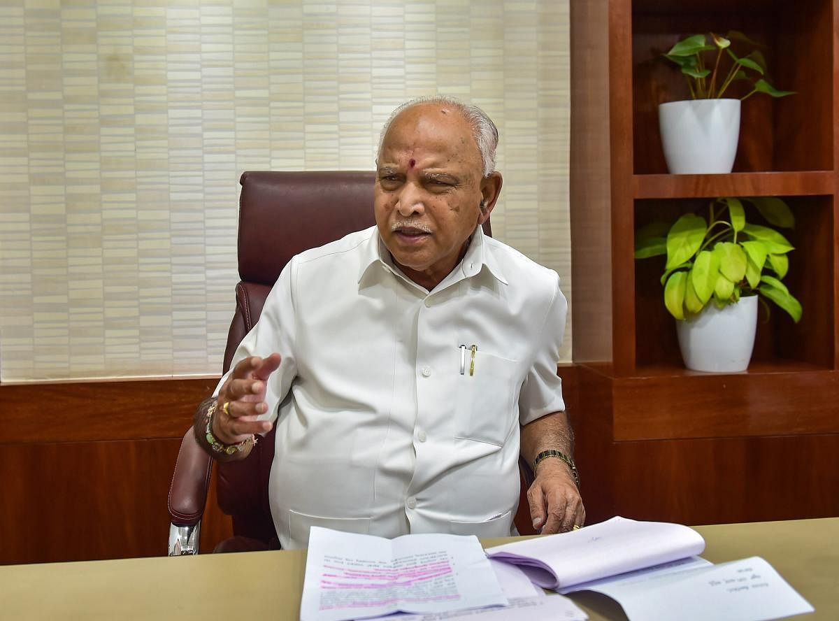 There are seven ministers from Bengaluru in Yediyurappa’s Cabinet who along with CM’s political secretary SR Vishwanath will manage the Covid-19 affairs. Credit: PTI/File