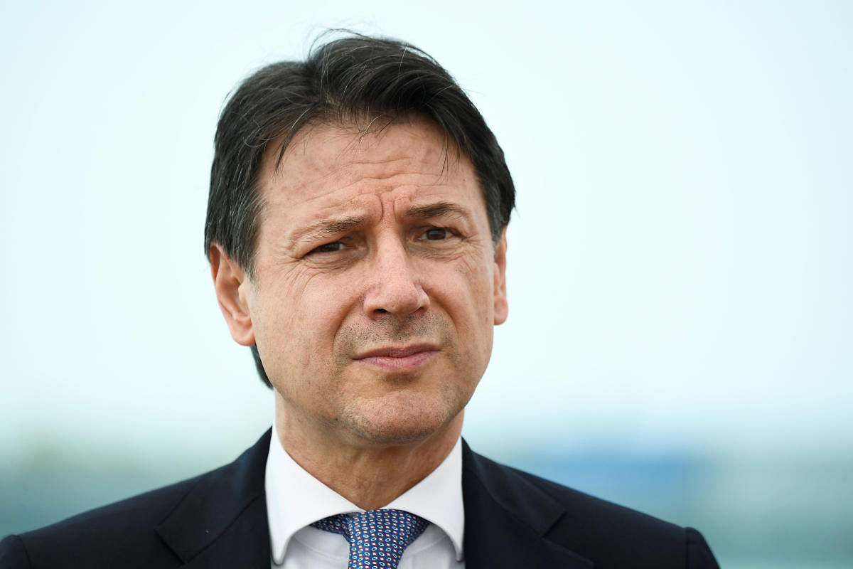 Italian Prime Minister Giuseppe Conte (Reuters Photo)
