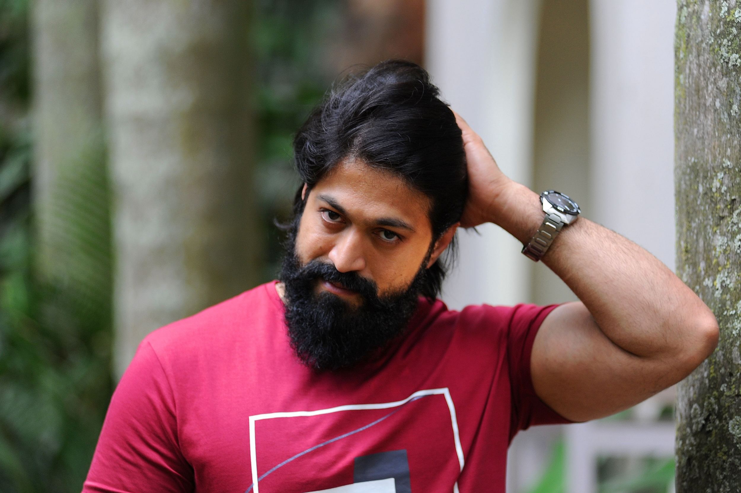 Yash plays the lead role in KGF Chapter 2. Credit: DH Photo/Pushkar V