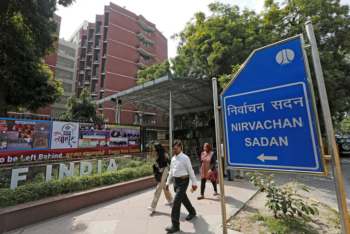  Election Commission of India office building in New Delhi, India. File Photo. Credit:  Reuters Photo