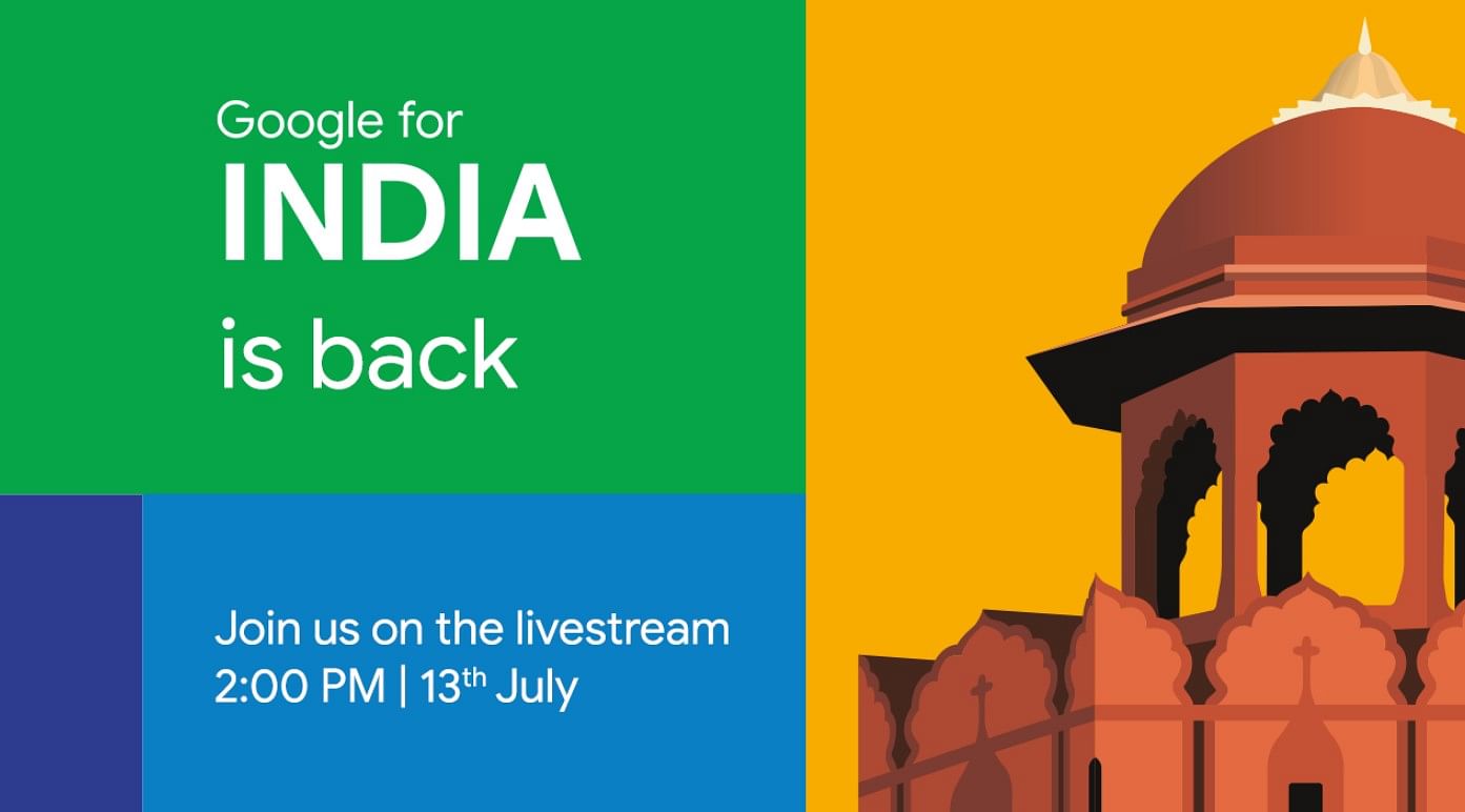 Google for India event invite (Google India/Twitter)