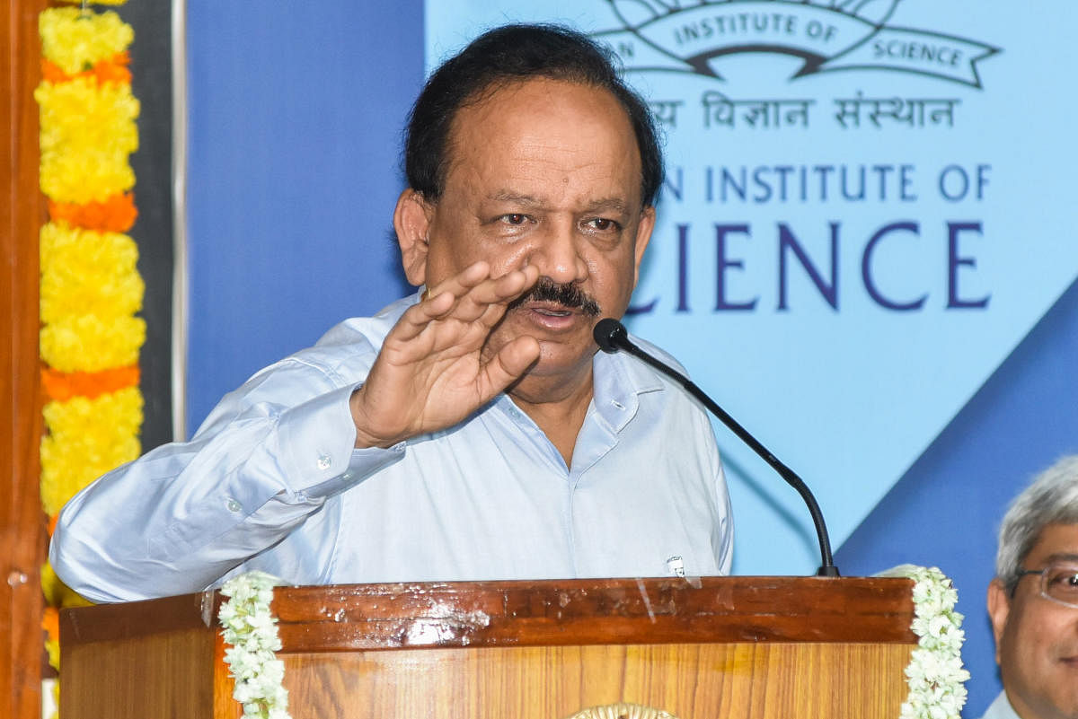 Harsh Vardhan, Union Minister (DH Photo)