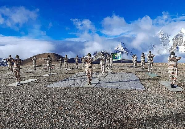 ITBP personnel in Sikkim Himalayas. Credit: PTI