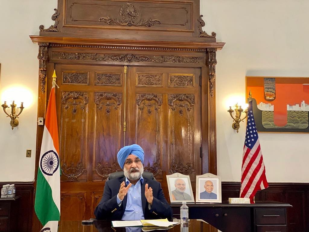 Indian Ambassador to the US Taranjit Singh Sandhu. Credit: Twitter/ Taranjit Singh Sandhu