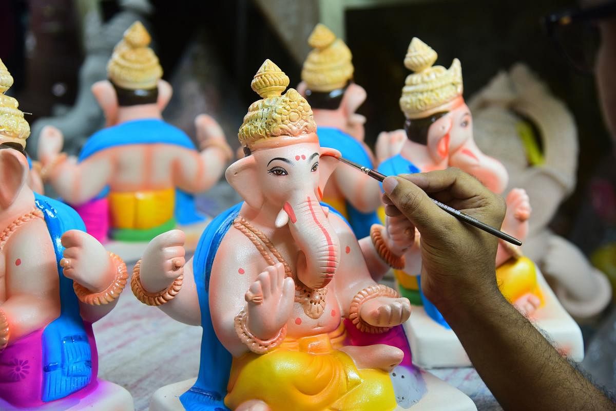 Idol of Lord Ganesha. Credit: AFP