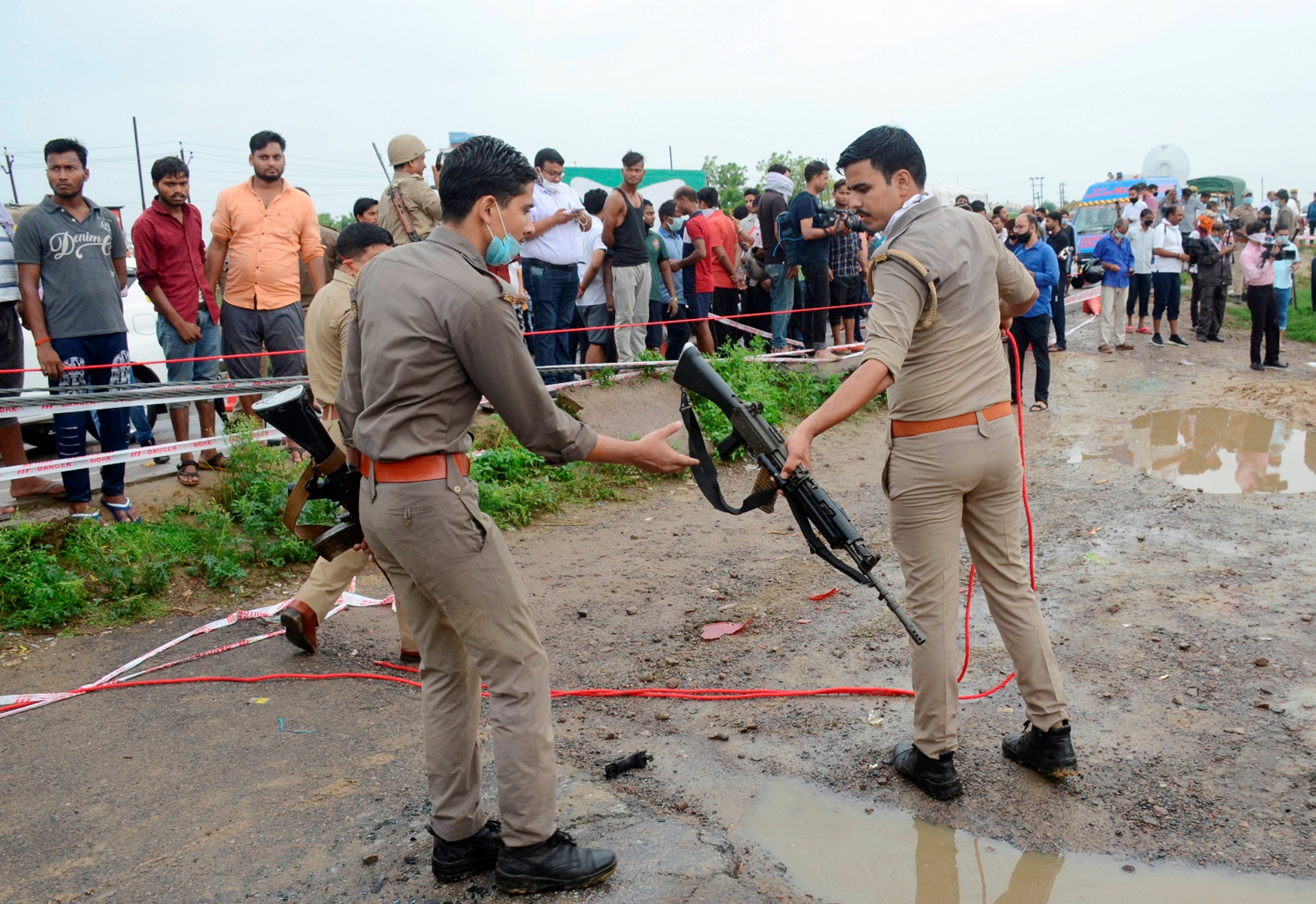 The last one week, in which Vikas Dubey went from being a feared yet relatively unknown local gangster to one of the most talked-about people in the country was strange. Credit: PTI Photo