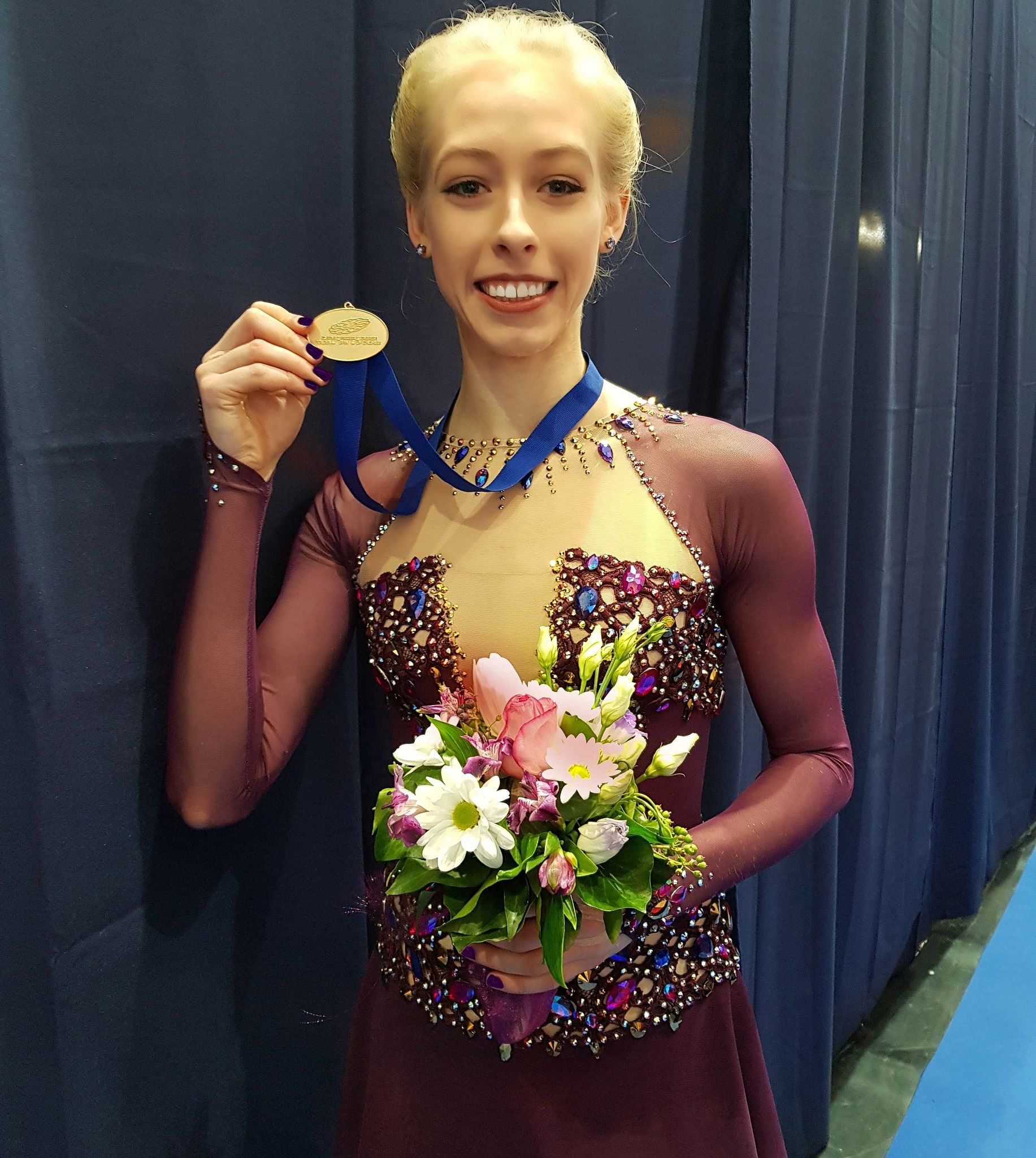 Bradie Tennell, a 2018 Olympic bronze medalist and U.S. figure skating champion. Credit: Twitter Image/@bradie_tennell