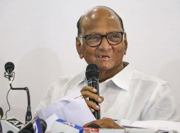  NCP founder and president Sharad Pawar. Credit: PTI Photo
