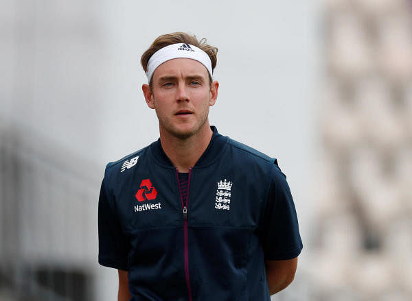 Cricketer Stuart Broad. Credit: Reuters