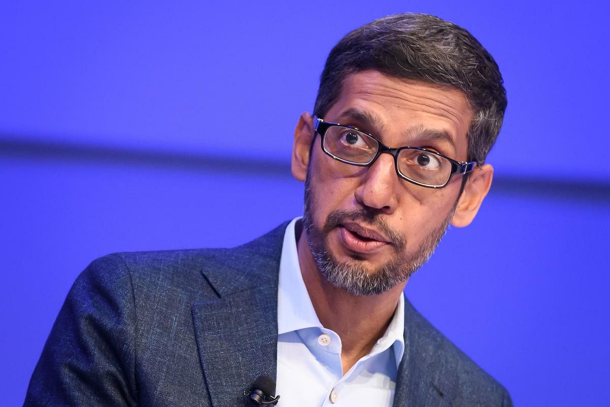 Pichai said that the strong step of lockdown initiated by the Prime Minister set up a very strong foundation of India’s battle against the pandemic. Credit: AFP/File
