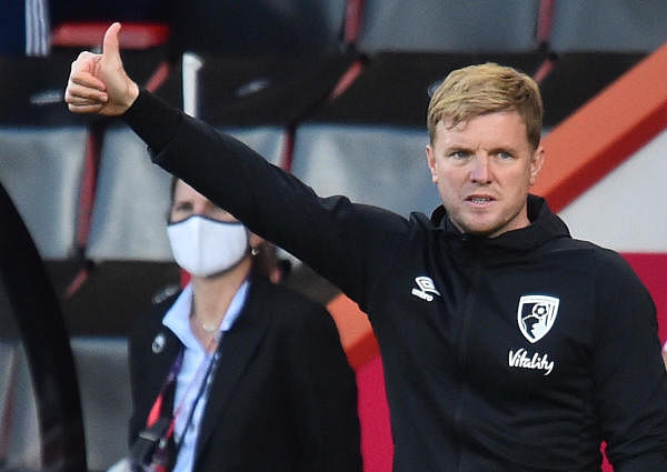 Bournemouth manager Eddie Howe, as play resumes behind closed doors following the outbreak of the coronavirus disease. Credit: Reuters Photo