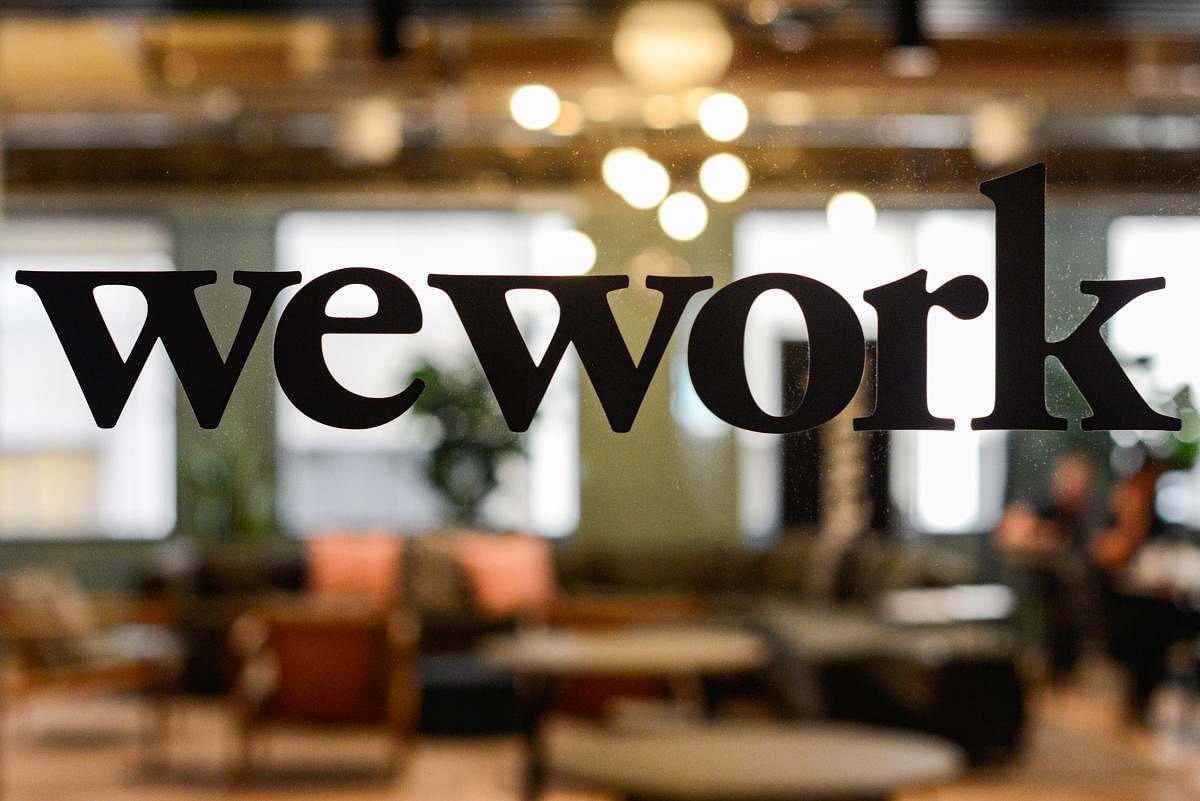 A WeWork logo (Reuters Photo)