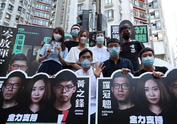 China on July 14, 2020 has described a primary by Hong Kong's pro-democracy parties as a "serious provocation". Credit: AFP