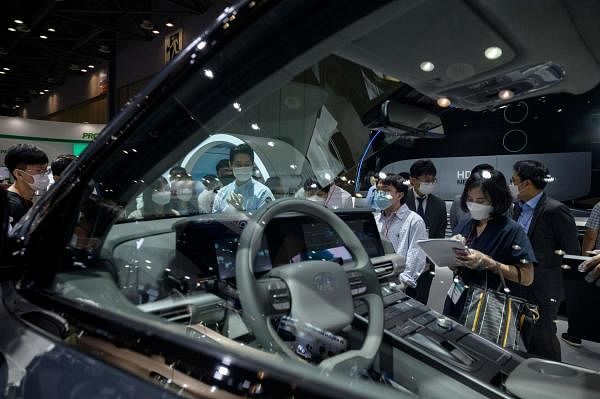 Hyundai Cars. Credit: AFP